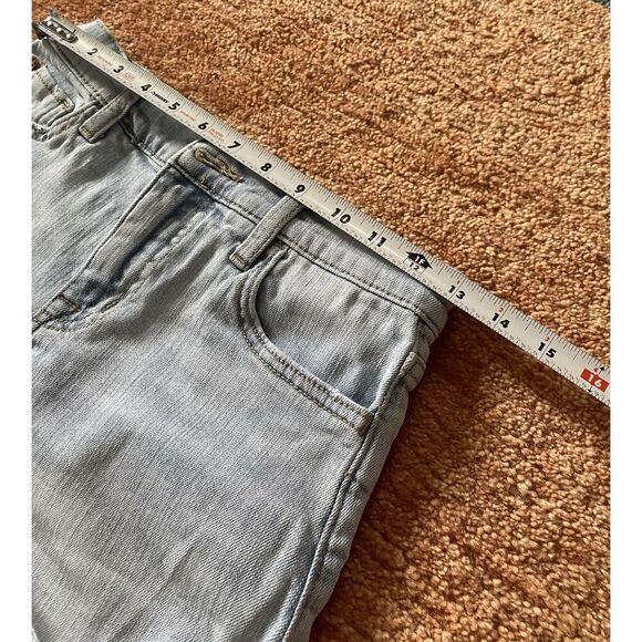 Wallflower High Rise Flare Jeans Size 7 Stretch Blue Sustainable Denim - Picture 2 of 9